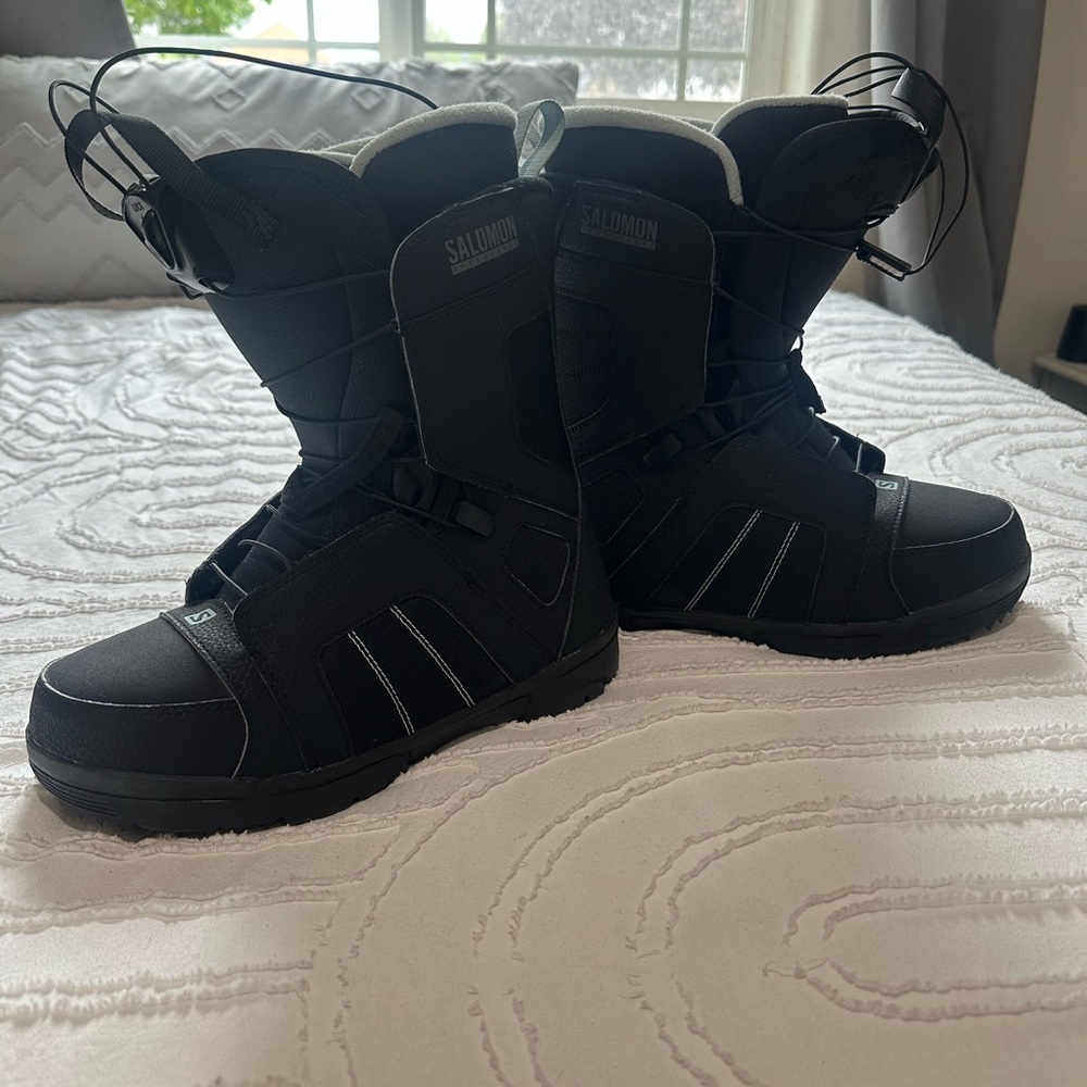 Black Salomon Snowboard Boots